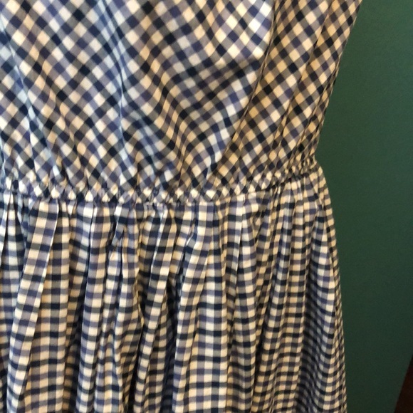 Blue Gingham Dress. Dorthy of Wizard of OZ. Picnic dress. Sunday Brunch dress - Picture 3 of 5
